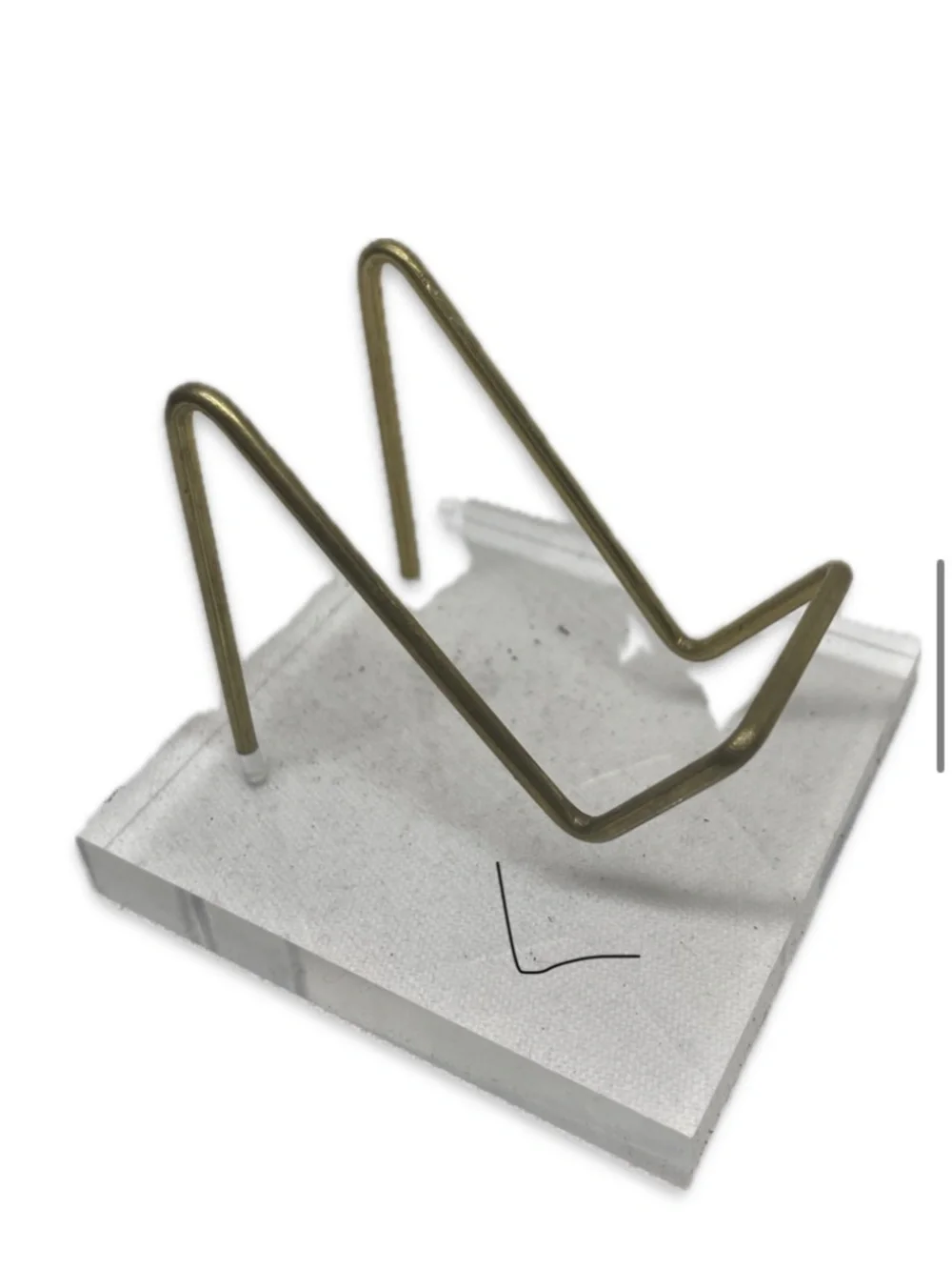 Beautiful, Rare and Unique Lead crystal specimen with acrylic display stand